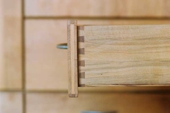 Vollholz-Küche aus Erle