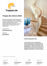 Auszeichnung Treppe des Jahres 2020